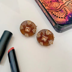 Diyar-e-Moti Glossy Round Pearl Stud Earrings - ER-96