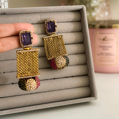 Kehkashan Sparkle Grace Earrings - ER-72