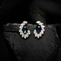 Pear Diamond Shape Earrings (CR-15)