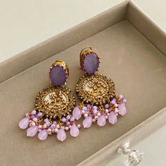 Norah Droplet Sparkling Earrings - ER-63