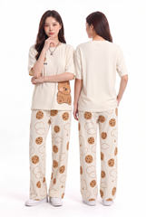 Women's Cookie Dreams Pajama Set Cozy & Indulgent 🍪☁️ (CNS-070)