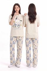 Women's Cosmic Companion Pajama Set Dreamy & Celestial ✨🪐 (CNS-068)
