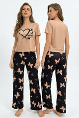 Women's Heart & Butterfly Star PJs Set 🦋⭐