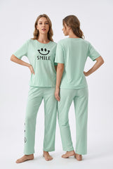 Women's Smiley Face Smile PJs Set 😊✨