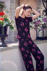 Women's Butterfly Magic Pajama Set Edgy & Enchanted 🦋✨ (CNS-064)
