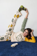 Women's Smile Chat Bubble Colorblock Pajama Set 💬✨ (CNS-010)