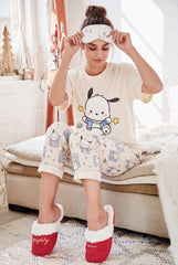 Women's Cosmic Companion Pajama Set Dreamy & Celestial ✨🪐 (CNS-068)