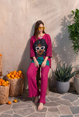 Women's Leopard Spirit Pajama Set Vibrant & Fearless 🔥💚 (CNS-075)