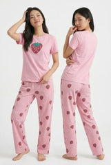 Women's "Berry Sweet" PJ Set 🍓🌼 | Soft Girl Aesthetic