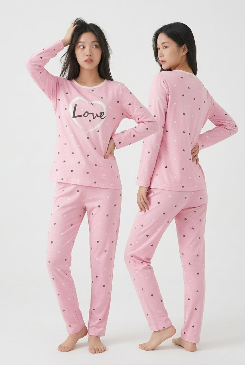 Women's "Lover Era" Graphic PJ Set 💌✨ | Soft Girl Aesthetic