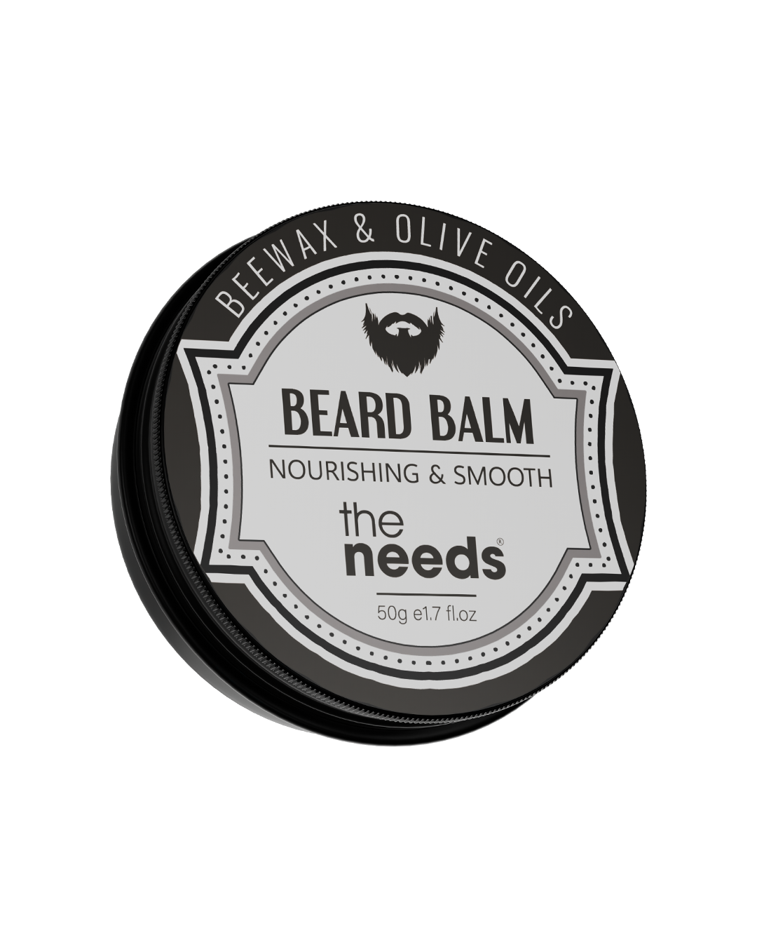 Beard Balm – Made with Bees Wax+Jojoba Oil+Sandalwood Oil | Premium Beard Butter | For Smooth & Nourished Beard | Extra Soothing+Eliminates Frizz, Flakes, Dryness & Itchiness | Beard Softener+Moisturizer | Light Hold Styling for Stubble and Scruff Beard
