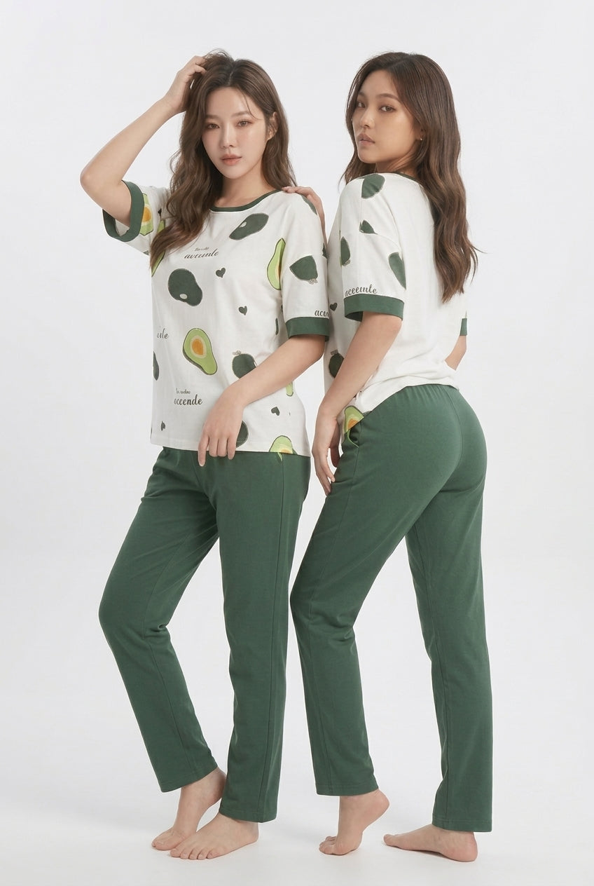 Women's "Wellness Girl" Lounge Set 🥑✨ | Sunday Reset Aesthetic