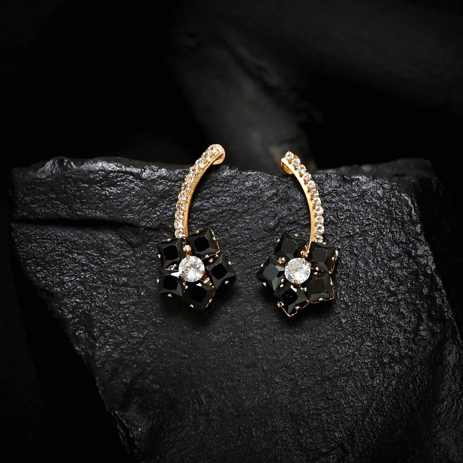 Crystal Star Earrings (CR-05)