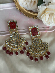 Round Stone Earrings (ER-07)