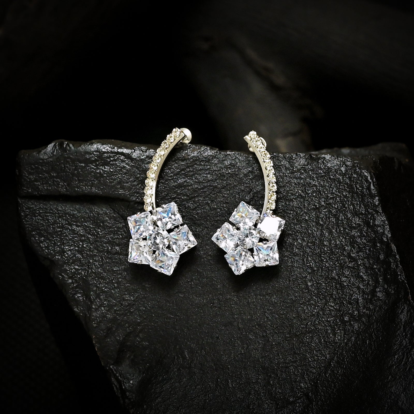 Crystal Star Earrings (CR-05)