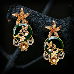 Round Stone Earrings (ER-07)